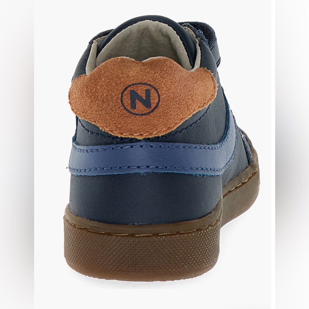 NWT Naturino Singery High Top Sneaker in Navy-Celeste-Copper - Picture 5 of 15